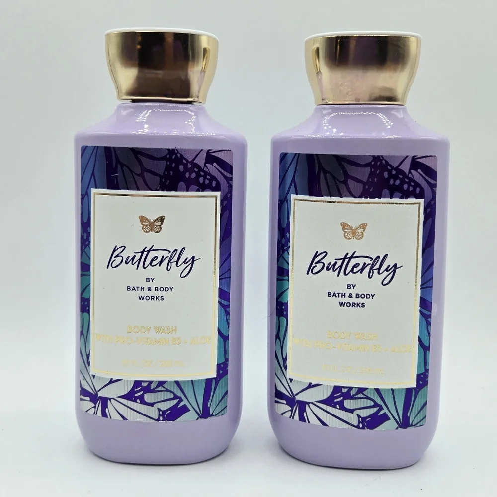 Bath and Body Works Butterfly Body Wash Bundle Set